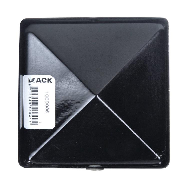 Afbeelding laden in galerijviewer, Mack 1069086 - paalornament piramide zwart 91 mm | 10 stuks
