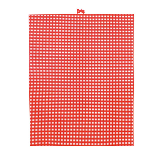 Darice • plastic stramien 26x34cm kerstrood mesh:7