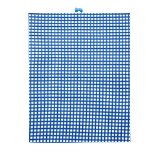 Darice • plastic stramien 26x34cm donkerblauw mesh:7