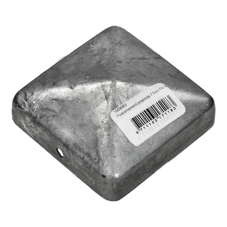 Afbeelding laden in galerijviewer, Mack 1069083 - paalornament piram. vuurverz. 71 mm | 10 stuks

