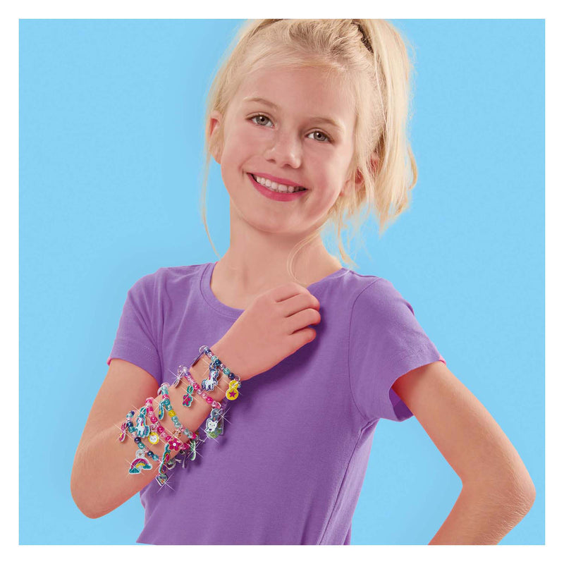 Afbeelding laden in galerijviewer, Ses puffy glitter sticker armbanden
