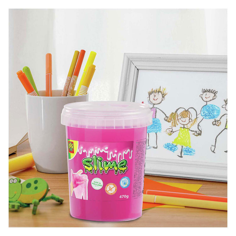 Afbeelding laden in galerijviewer, Ses slime - neon roze 470g
