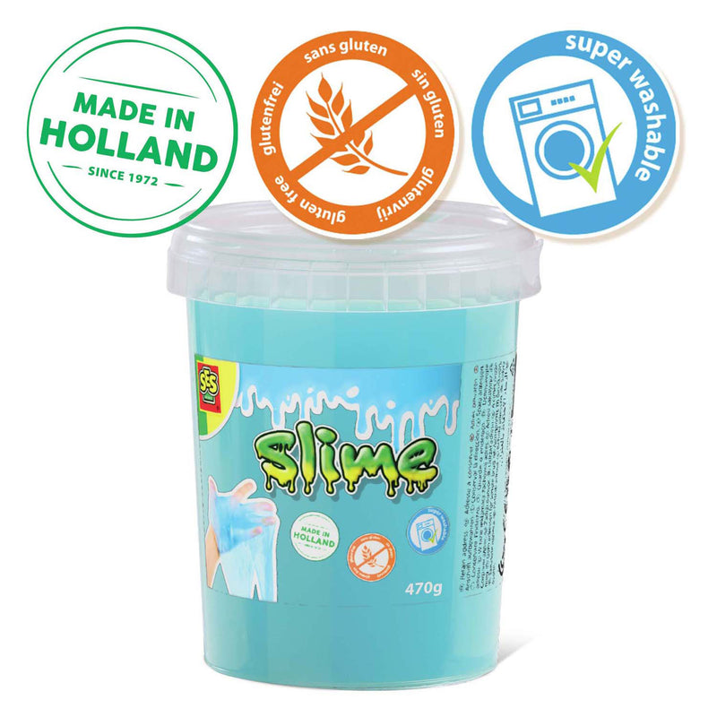 Afbeelding laden in galerijviewer, Ses creative ses slime - blauw glitter 470g
