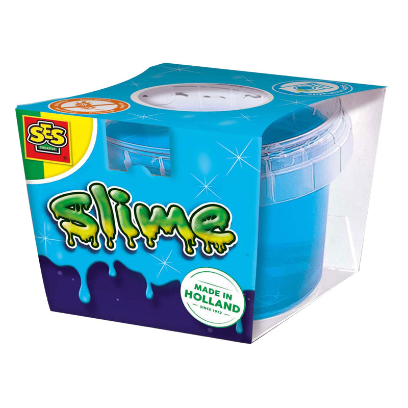 Afbeelding laden in galerijviewer, Ses slime - blauw glitter 140g
