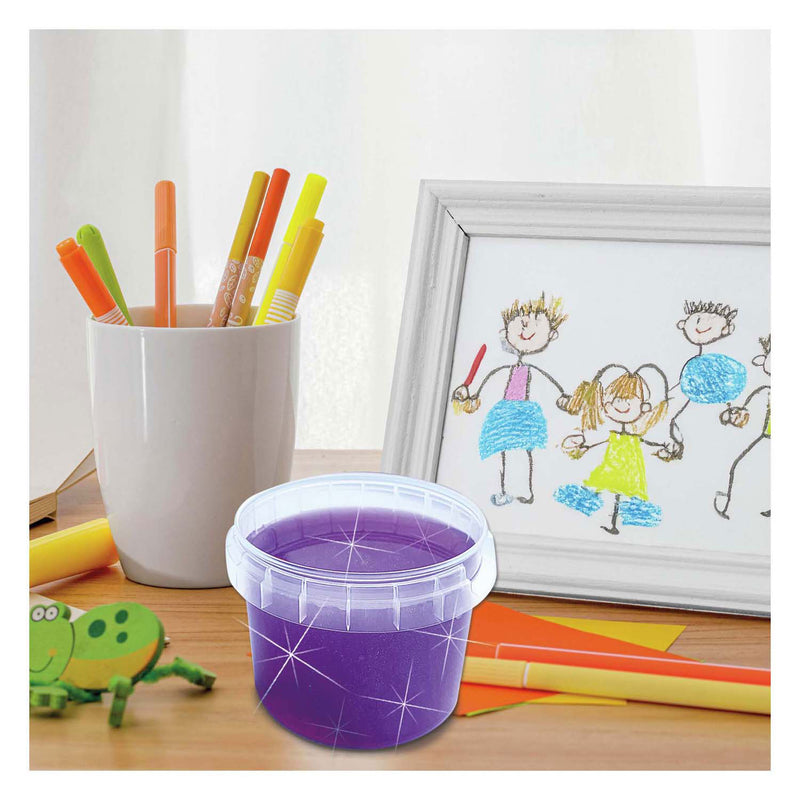 Afbeelding laden in galerijviewer, Ses slime - paars glitter 140g
