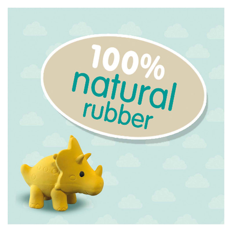 Afbeelding laden in galerijviewer, Ses bad triceratops - 100% natuurlijk rubber
