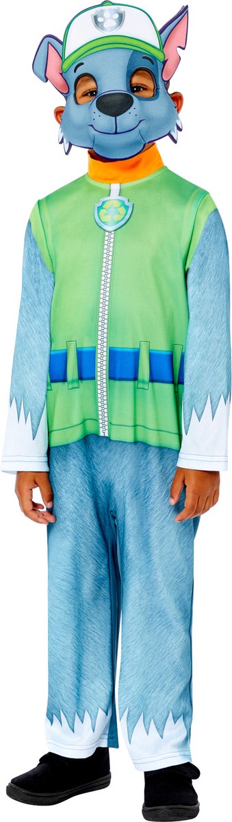 Paw patrol - verkleedkleding - rocky - kinderen - 92 104 (3-4 jaar)
