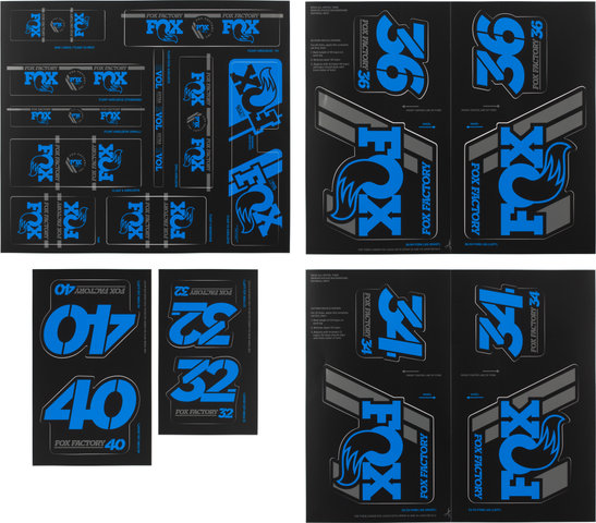 Afbeelding laden in galerijviewer, Fox racing shox heritage fork and shock decal kit up to model 2020
