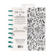 Crate paper • day-to-day dashboard planner black and white floral