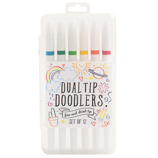 American crafts • marker set dual tip doodlers chisel fine