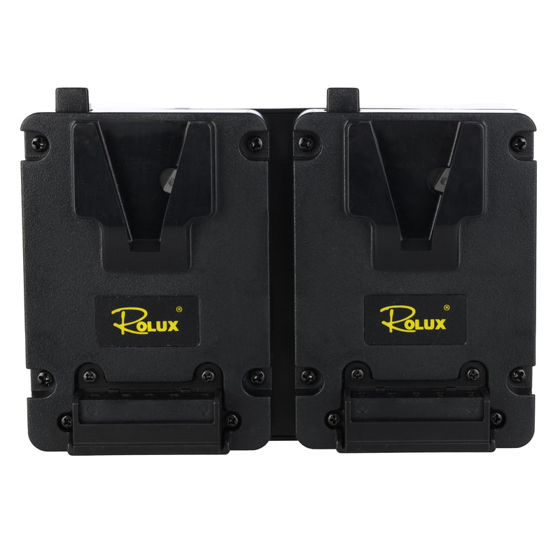 Afbeelding laden in galerijviewer, Rolux duo mini v-mount battery plate rl-ac16s
