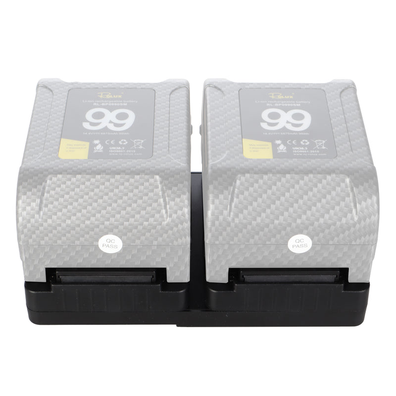 Afbeelding laden in galerijviewer, Rolux duo mini v-mount battery plate rl-ac16s

