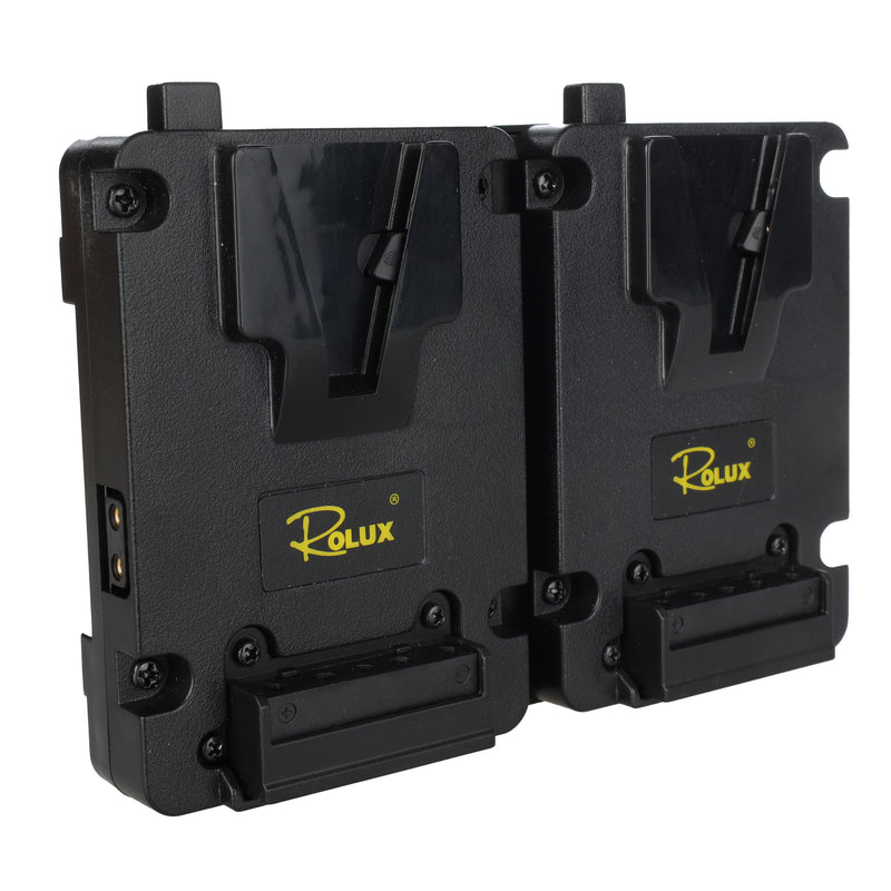 Afbeelding laden in galerijviewer, Rolux duo mini v-mount battery plate rl-ac16s

