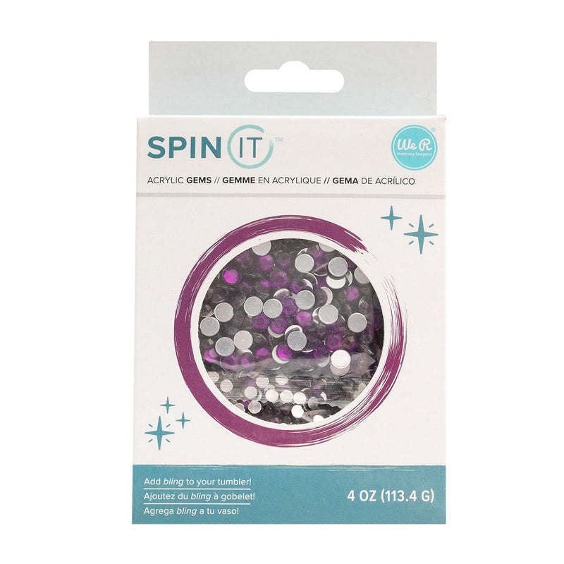 Afbeelding laden in galerijviewer, We r makers • spin it rhinestone plum
