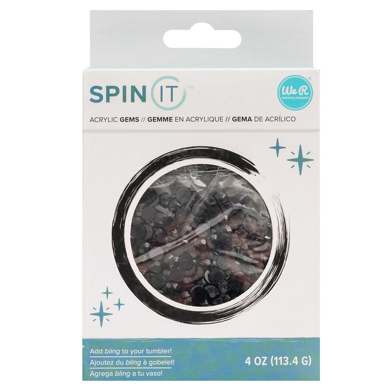 Afbeelding laden in galerijviewer, We r makers • spin it rhinestone black
