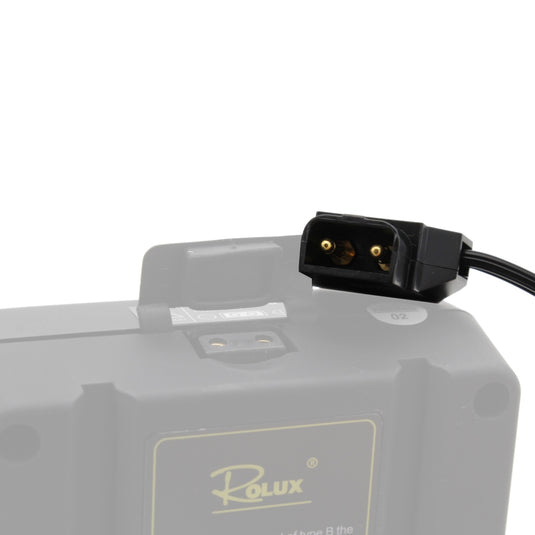 Rolux 4-pins xlr female met male d-tap rl-c5
