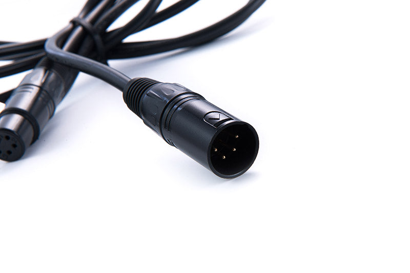 Afbeelding laden in galerijviewer, Rolux 4-pins xlr female met 4 pins male connector rl-c7
