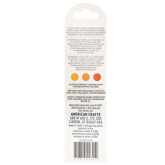 American crafts • sketch markers dual tip sun kissed