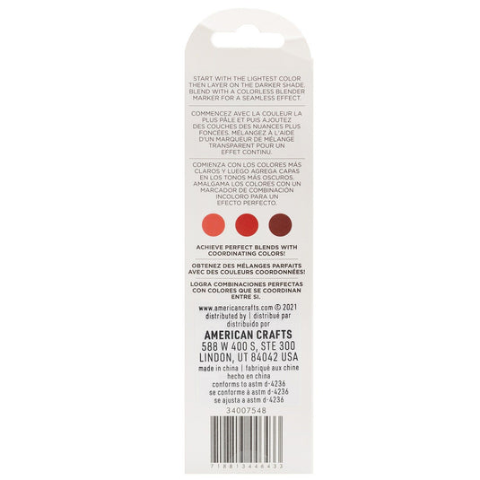 American crafts • sketch markers dual tip cherry