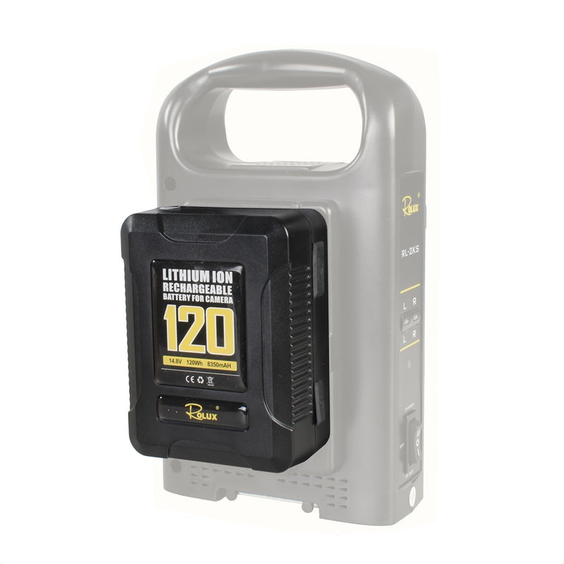 Afbeelding laden in galerijviewer, Rolux smart v-mount accu yc-120s 120wh 14,8v 8350mah
