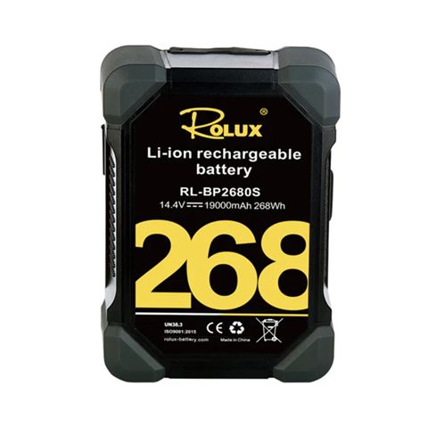 Afbeelding laden in galerijviewer, Rolux smart v-mount accu rl-bp2680s 268wh 14,4v 19000mah
