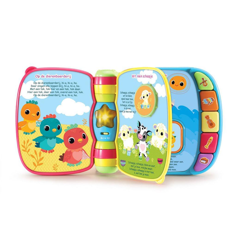 Afbeelding laden in galerijviewer, Vtech dierenvriendjes liedjesboek blauw
