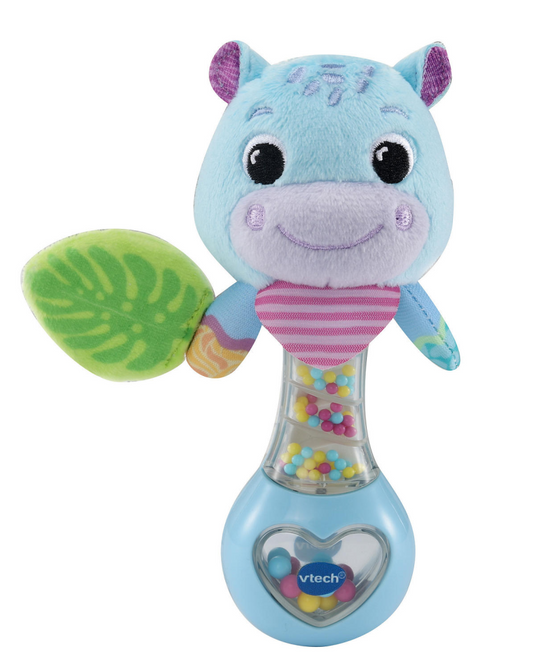 Vtech dierenvriendjes rammelaar - nijlpaard blauw