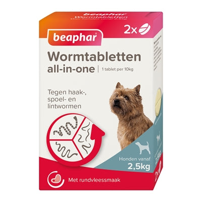 Afbeelding laden in galerijviewer, Beaphar Wormtablet all-in-one hond
