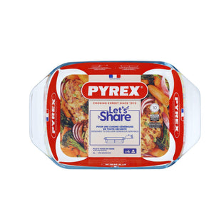 Pyrex - ovenschaal - rechthoekig 2,2 liter 31 x 20 cm