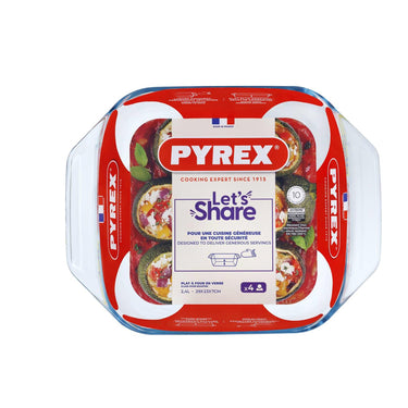 Pyrex irresistible ovenschaal - 2,4 l - vierkant