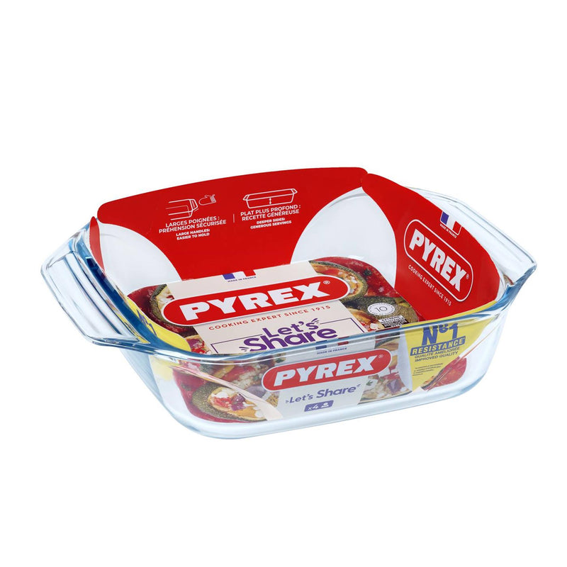 Afbeelding laden in galerijviewer, Pyrex irresistible ovenschaal - 2,4 l - vierkant

