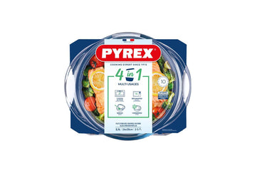 Pyrex classic ronde ovensschaal 2,1l met deksel