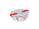 Pyrex cook heat ovenschaal 20x18x7cm 1,1 liter met magnetronbestendig deksel