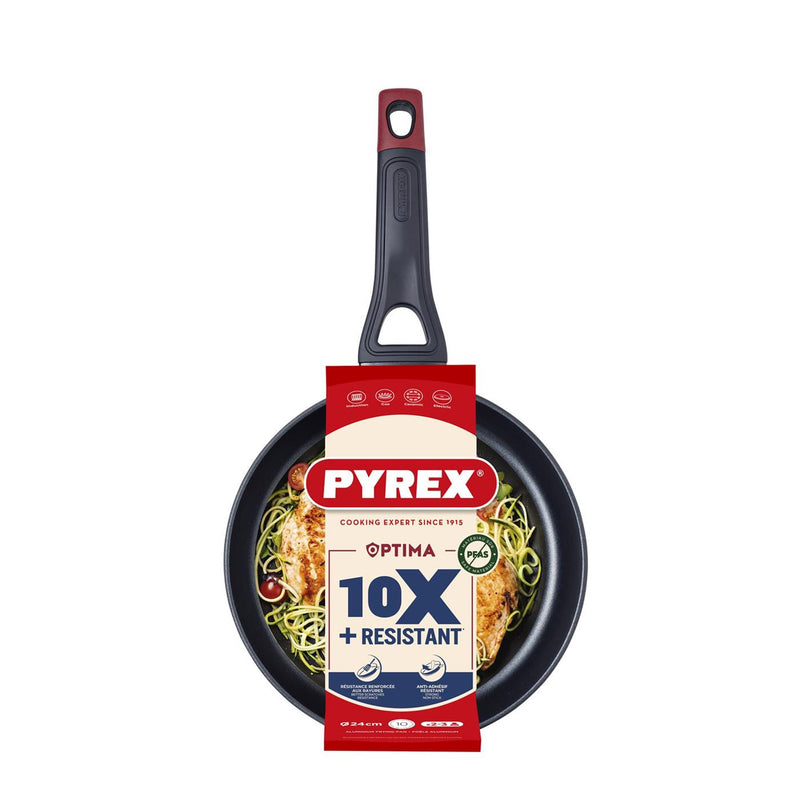 Afbeelding laden in galerijviewer, Pyrex optima+ koekenpan ø24cm voor o.a. inductie
