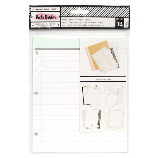 Vicki boutin • printed refill papers 12pcs