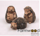 Farmwood animals tuinbeeld egel 12cm