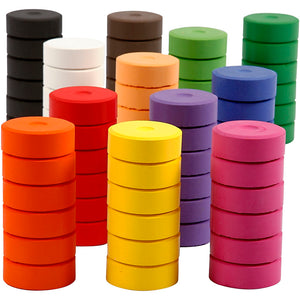 Colortime waterverf, d: 44 mm, h: 16 mm, 72 stuks