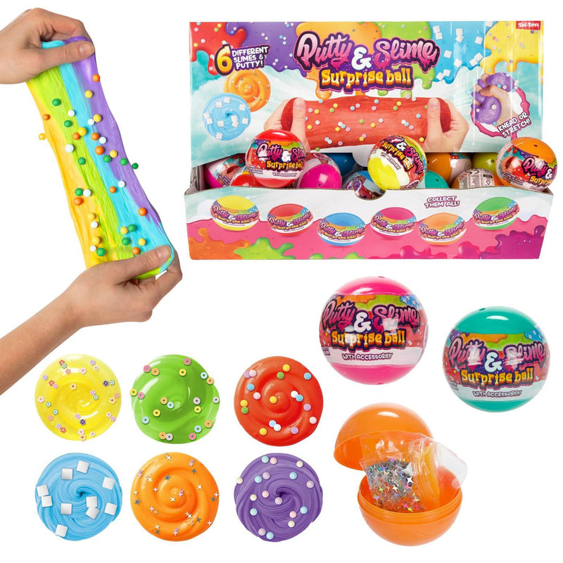 Afbeelding laden in galerijviewer, Toi-toys verrassingsbal mixit slijm putty
