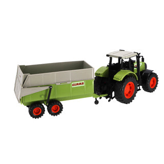 Afbeelding laden in galerijviewer, Dickie toys claas - tractor aanhangwagen - 57 cm - speelgoedvoertuig
