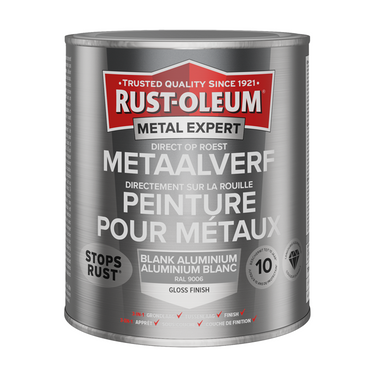 Rust-oleum 1071353 - metaalverf -hg -ral9006 -400mldirect op roest | 1 stuks