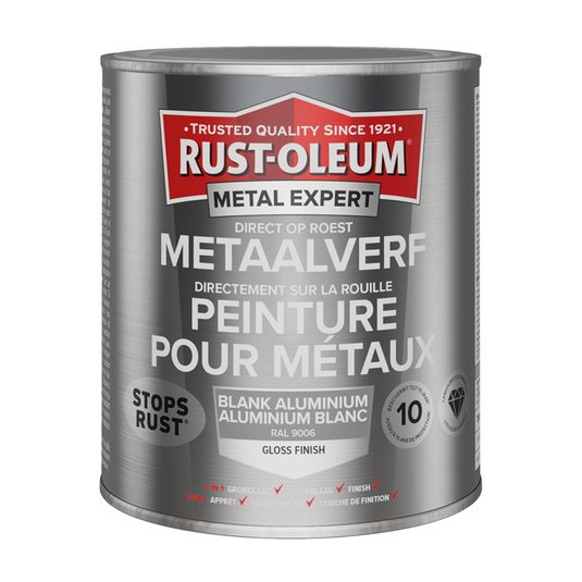 Rust-oleum 1071353 - metaalverf -hg -ral9006 -400mldirect op roest | 1 stuks