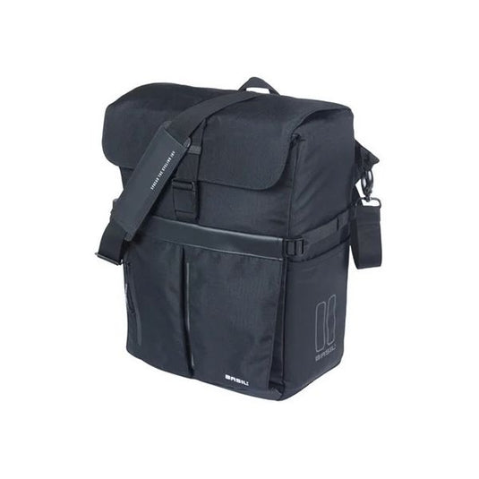Basil fietsschoudertas move mik studs 14 liter 14 x 24 x 34 cm - zwart