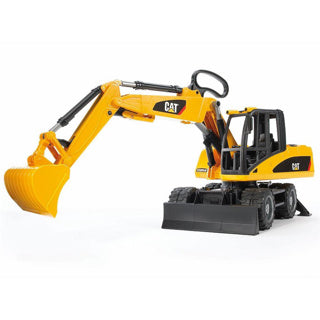 Afbeelding laden in galerijviewer, Bruder 02445 – cat® graafmachine op wielen - werkvoertuig
