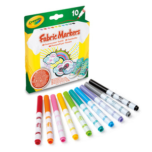 Crayola - 10 textielstiften