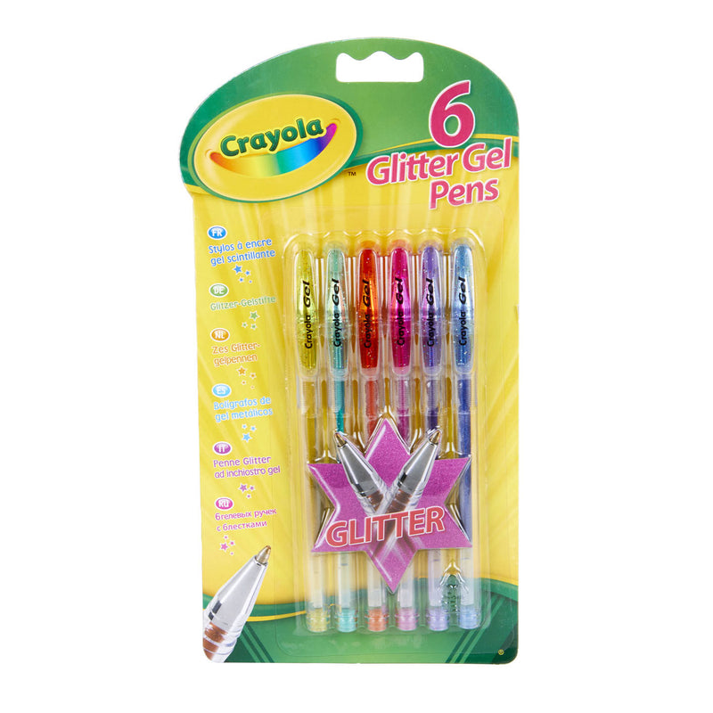 Afbeelding laden in galerijviewer, Crayola Glitter Gelpennen, 6st.
