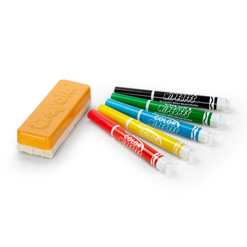 Afbeelding laden in galerijviewer, Crayola dry wipeoffs stiften met wisser, 5st.
