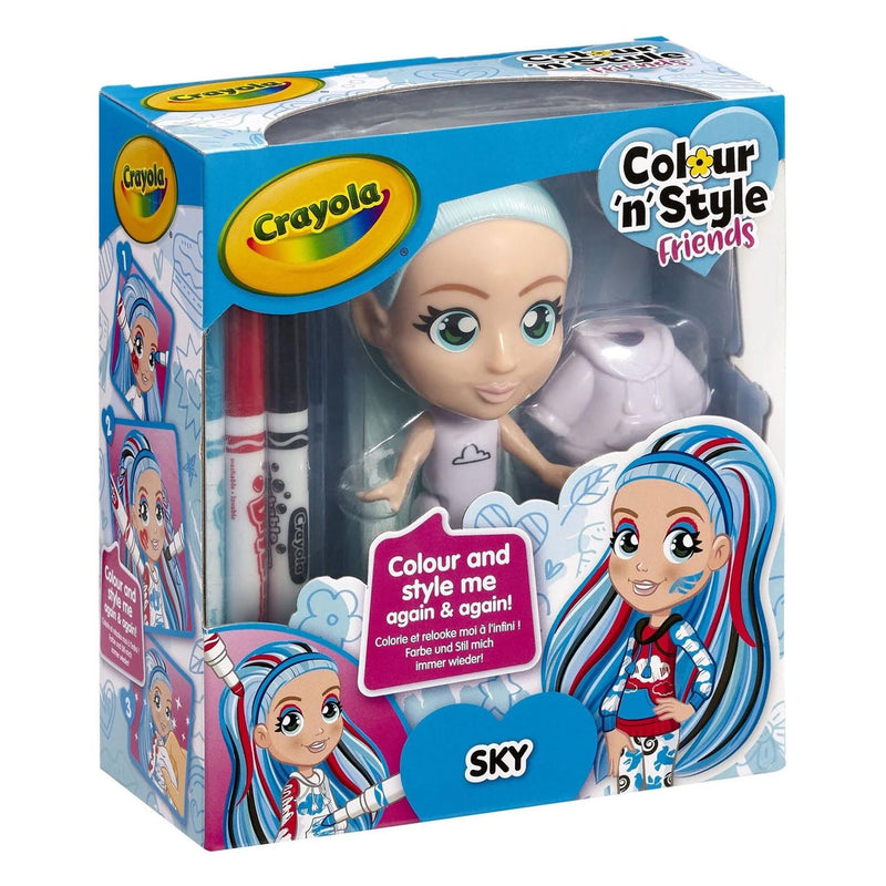 Afbeelding laden in galerijviewer, Crayola Colour n Style Friends Inkleuren - Sky
