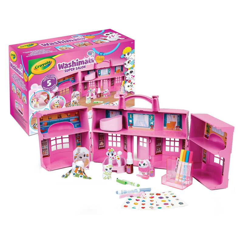 Afbeelding laden in galerijviewer, Crayola Washimals Pets Super Salon

