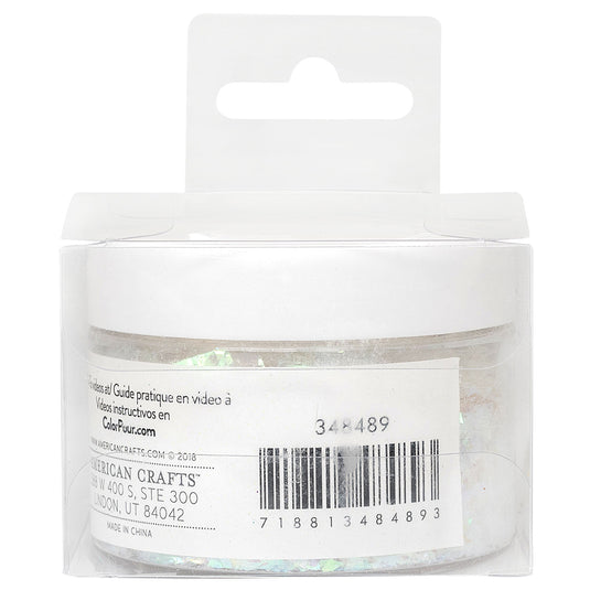 Color pour • mica flakes