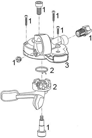 Afbeelding laden in galerijviewer, Sram duimversteller x-3 shift lever x-3 7-sp
